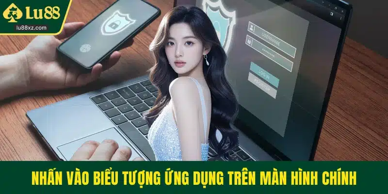 Nhấn vào biểu tượng ứng dụng trên màn hình chính