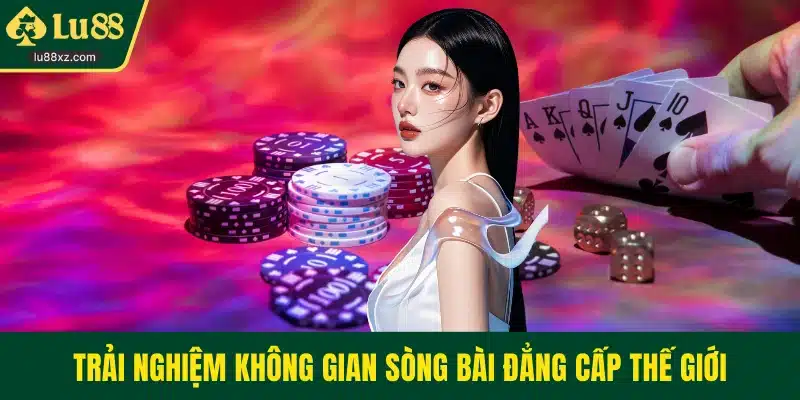 Trải nghiệm không gian sòng bài đẳng cấp thế giới