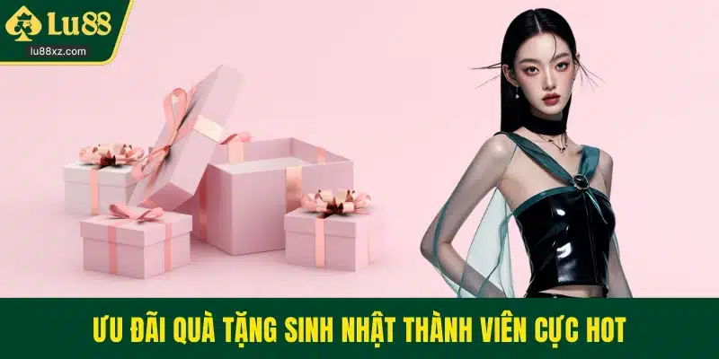 Ưu đãi quà tặng sinh nhật thành viên cực hot